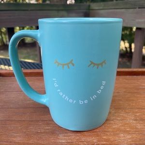 Mint “I’d rather be in bed” mug by Ayesha Curry